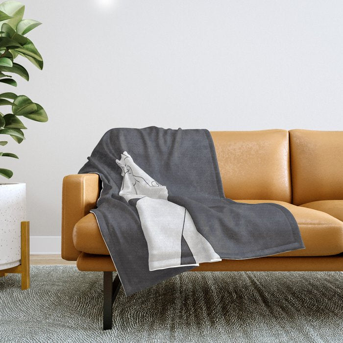 Never Let Me Go III Throw Blanket Gallery Image 1