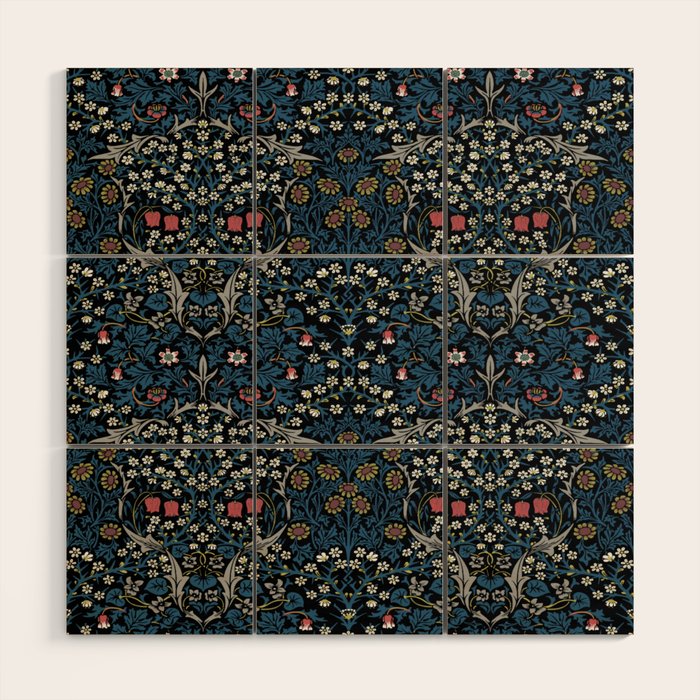 William Morris Blackthorn,No, 02. Wood Wall Art Gallery Image 1