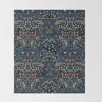William Morris Blackthorn,No, 02. Throw Blanket Gallery Image 2