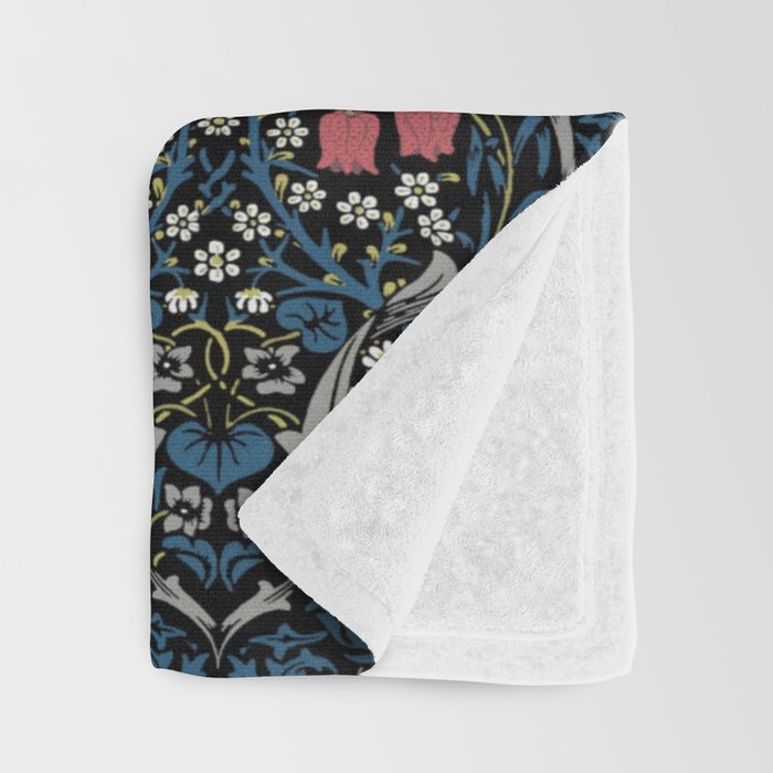 William Morris Blackthorn,No, 02. Throw Blanket Gallery Image 3
