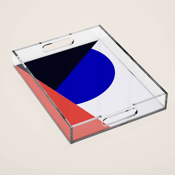 Geometric  Acrylic Tray Gallery Image 1