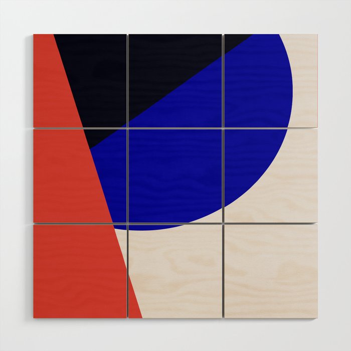 Geometric  Wood Wall Art Gallery Image 1