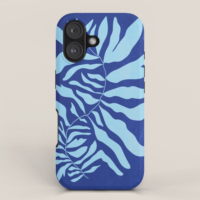 JAZZ FERNS 01 | Starry Blue Matisse Edition iPhone Case Gallery Image 1