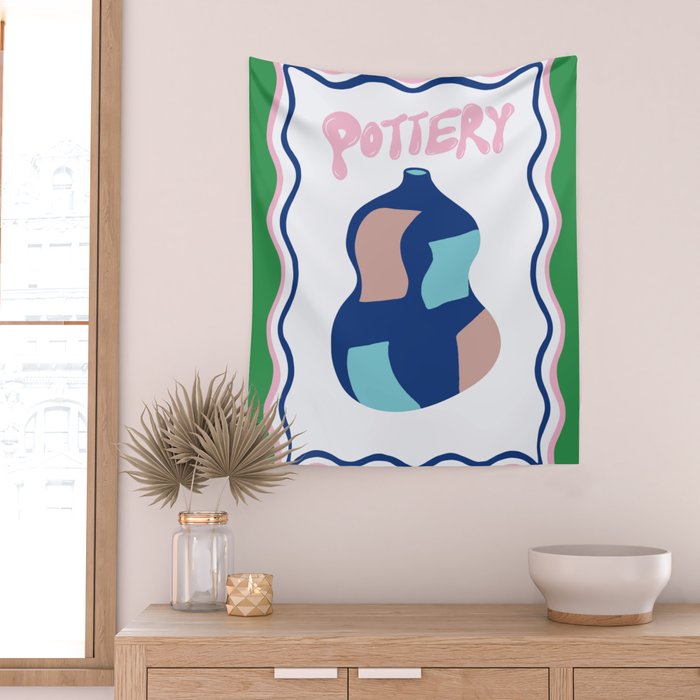 Pottery Wall Tapestry Gallery Image 2