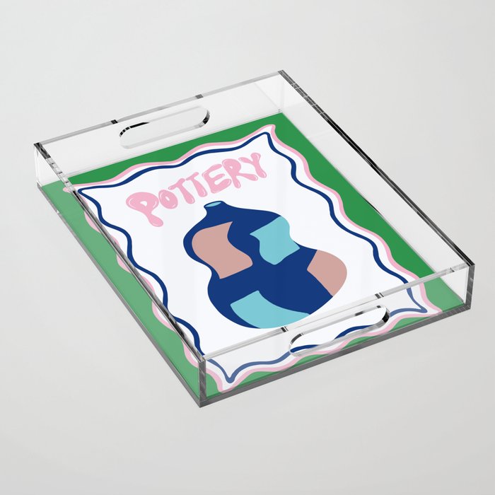 Pottery Acrylic Tray Gallery Image 1