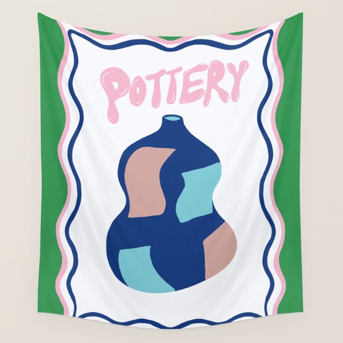 Pottery Wall Tapestry Gallery Image 1