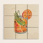 Blood Orange Tequila Sunrise Wood Wall Art Gallery Image 1