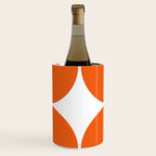 Mid Century Modern Orange Square Wine Chiller Gallery Image 3
