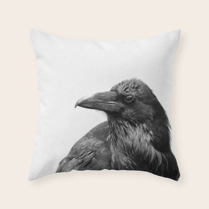 THE RAVEN Throw Pillow Gallery Image 1