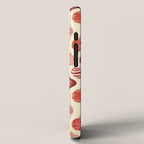 Christmas Ornaments Red Pink Beige Pattern iPhone Case Gallery Image 2