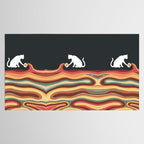 Rainbow cat 1b black magic coffee milk drop Tablecloth Gallery Image 2
