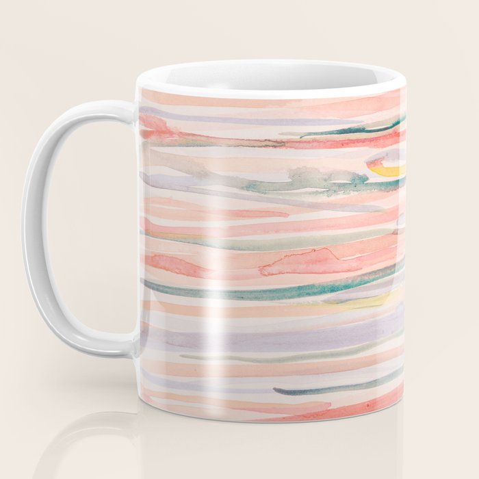 Loose Watercolor Lines 1 Coffee Mug Gallery Image 3