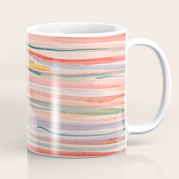 Loose Watercolor Lines 1 Coffee Mug Gallery Image 1