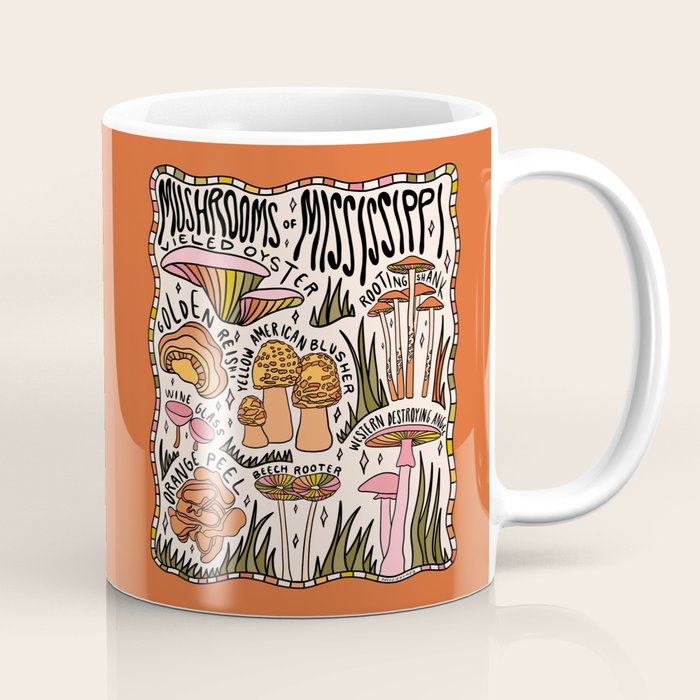 Mushrooms of Mississippi Coffee Mug Gallery Image 1