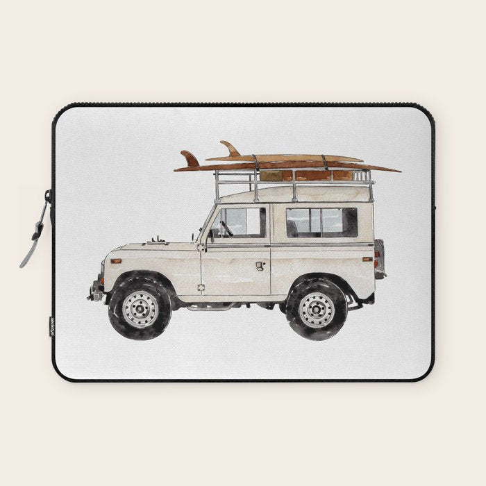Surf Vintage Truck Laptop Sleeve Gallery Image 1