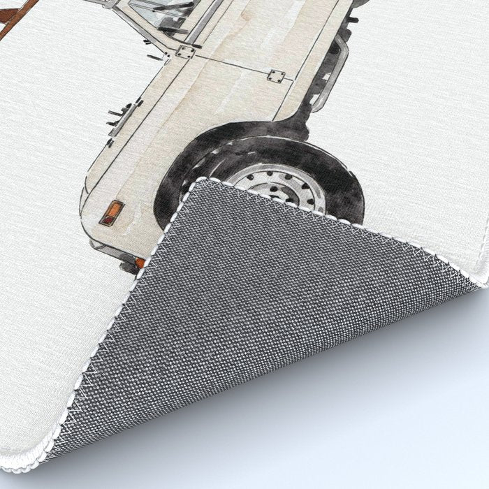 Surf Vintage Truck Rug Gallery Image 4