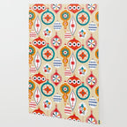 Retro christmas ornaments pattern Wallpaper Gallery Image 2