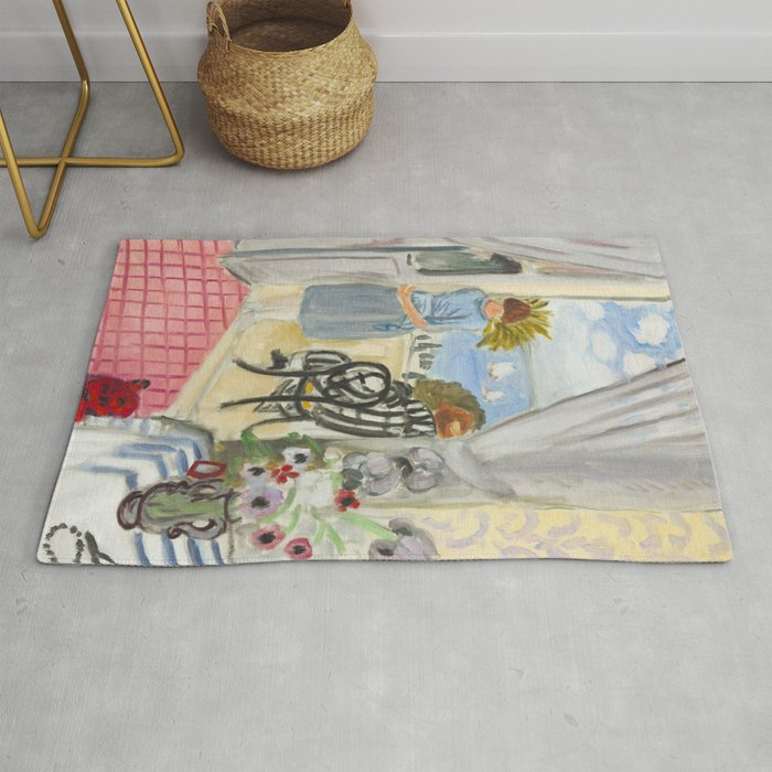 Henri Matisse Woman at The Open Window in Nice Rug Gallery Image 1