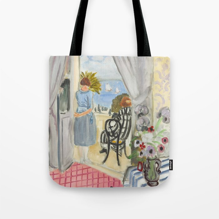 Henri Matisse Woman at The Open Window in Nice Tote Bag Gallery Image 1