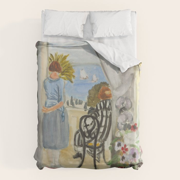 Henri Matisse Woman at The Open Window in Nice Duvet Cover Gallery Image 6