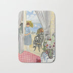 Henri Matisse Woman at The Open Window in Nice Bath Mat Gallery Image 1
