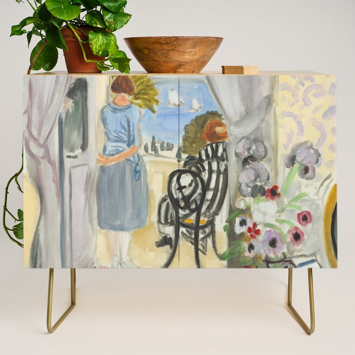 Henri Matisse Woman at The Open Window in Nice Credenza Gallery Image 1