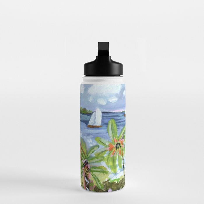 Palm Tree Paradise Water Bottle Gallery Image 3