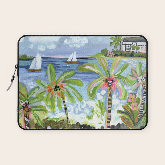 Palm Tree Paradise Laptop Sleeve Gallery Image 1