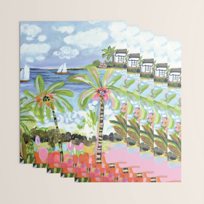 Palm Tree Paradise Wrapping Paper Gallery Image 3