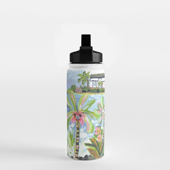 Palm Tree Paradise Water Bottle Gallery Image 2