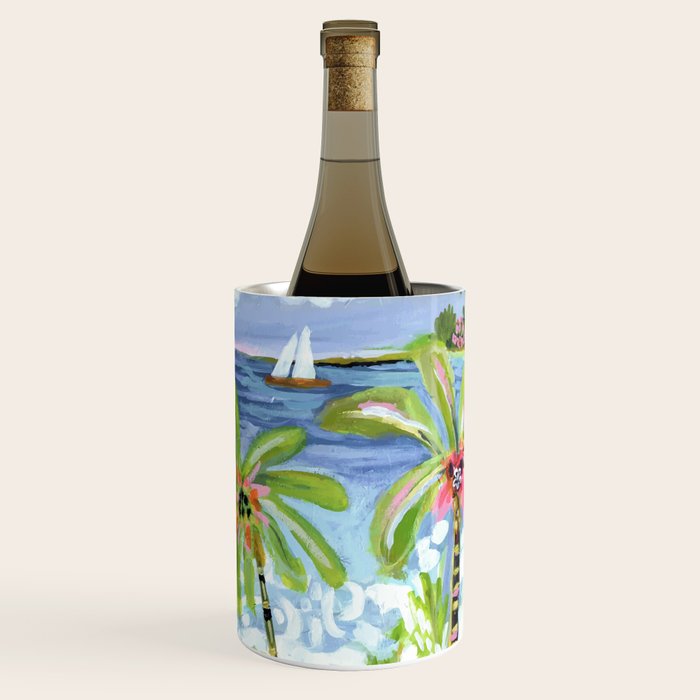 Palm Tree Paradise Wine Chiller Gallery Image 1