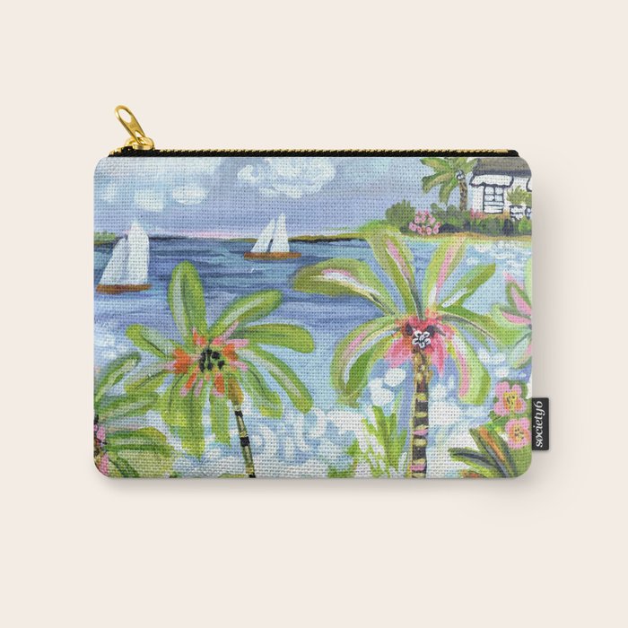 Palm Tree Paradise Carry All Pouch Gallery Image 1
