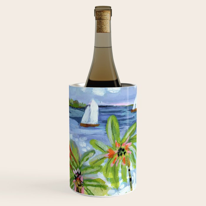 Palm Tree Paradise Wine Chiller Gallery Image 2