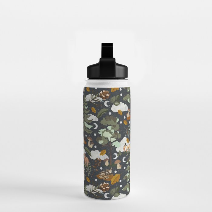 Baby animals in the dark forest DK Water Bottle Gallery Image 2