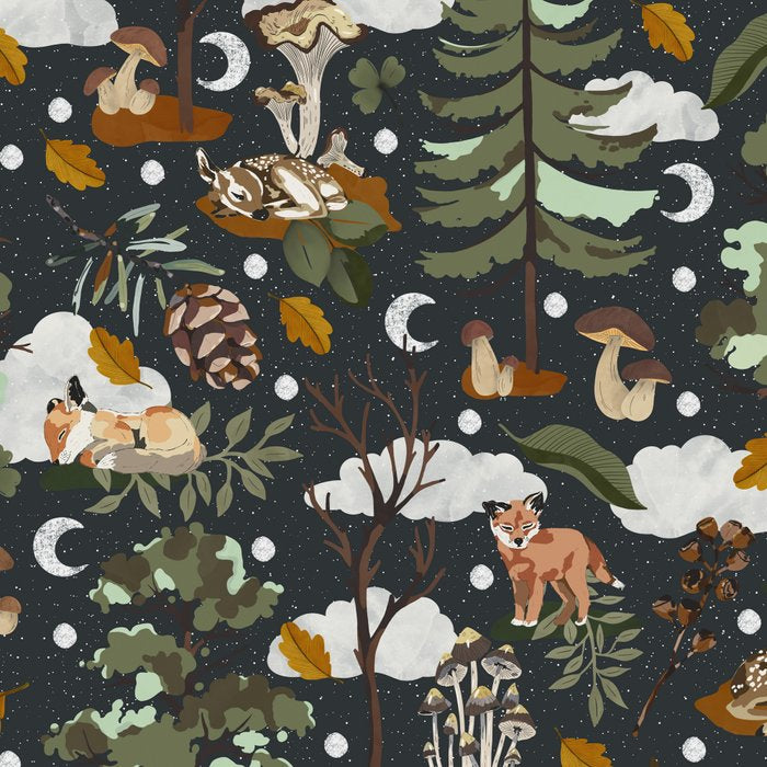 Baby animals in the dark forest DK Coffee Mug Gallery Image 2