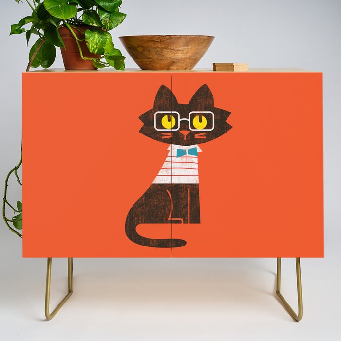 Fitz - Preppy cat Credenza Gallery Image 1