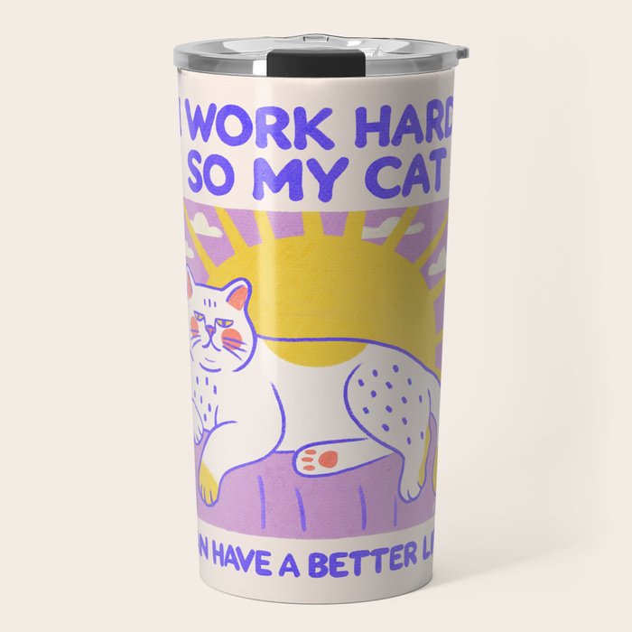 Working hard Travel Mug Gallery Image 1