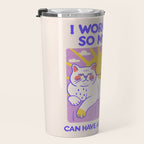 Working hard Travel Mug Gallery Image 3