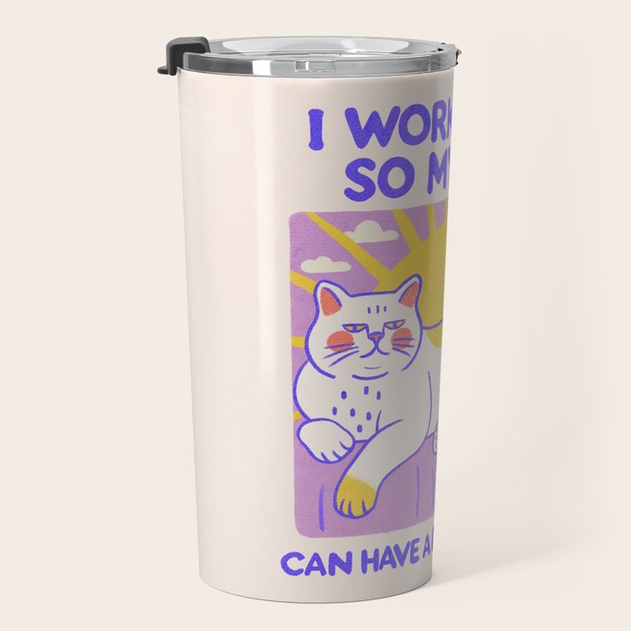 Working hard Travel Mug Gallery Image 3