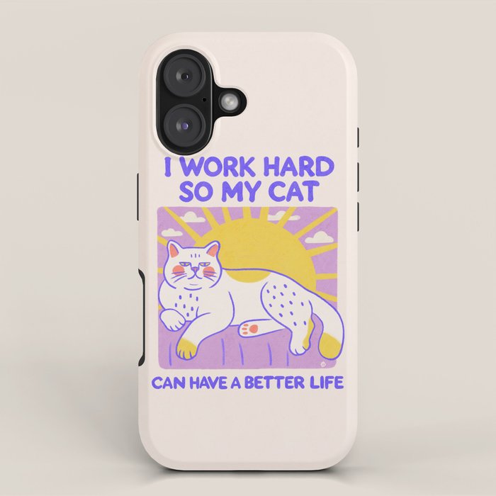 Working hard iPhone Case Gallery Image 1