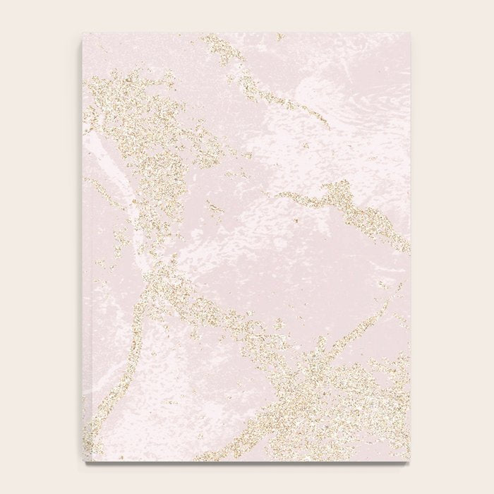 Elegant modern blush pink gold pastel marble Notebook Gallery Image 4