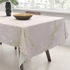 Elegant modern blush pink gold pastel marble Tablecloth Gallery Image 3