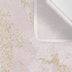Elegant modern blush pink gold pastel marble Wall Tapestry Gallery Image 3