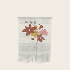 Colorful Thoughts Minimal Line Art Woman with Orchids Wall Hanging Gallery Image 1