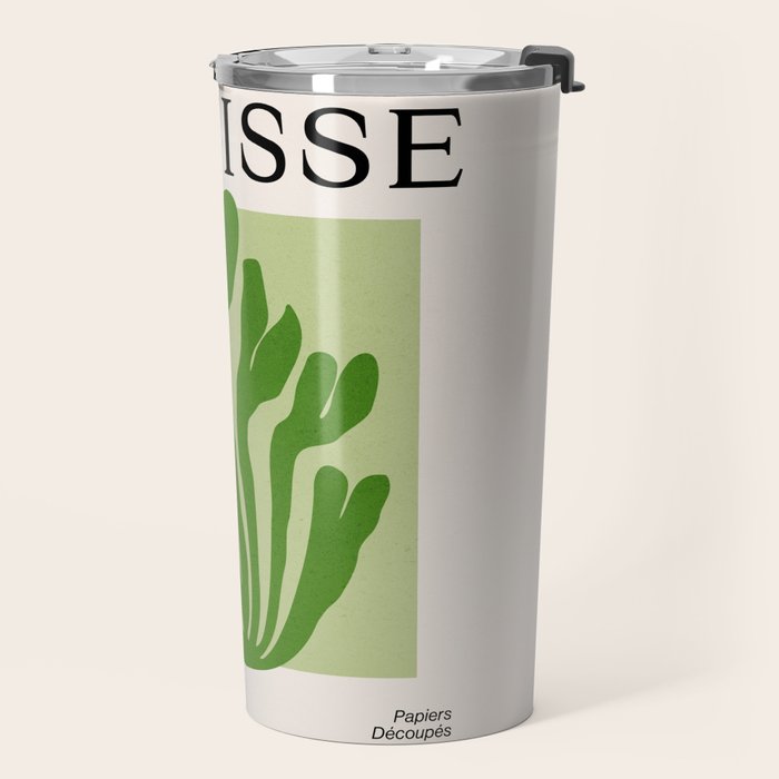 La Palma & Sage: Matisse Paper Leaf Cutouts 03 Travel Mug Gallery Image 2