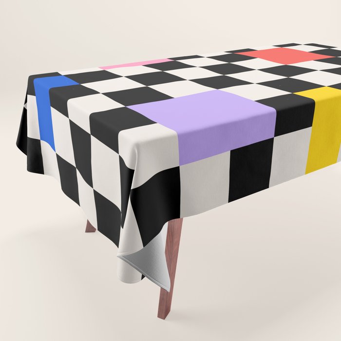 Patchwork: Bauhaus Check Edition Tablecloth Gallery Image 1