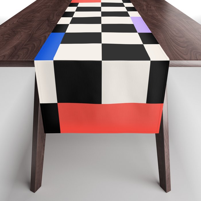 Patchwork: Bauhaus Check Edition Table Runner Gallery Image 1