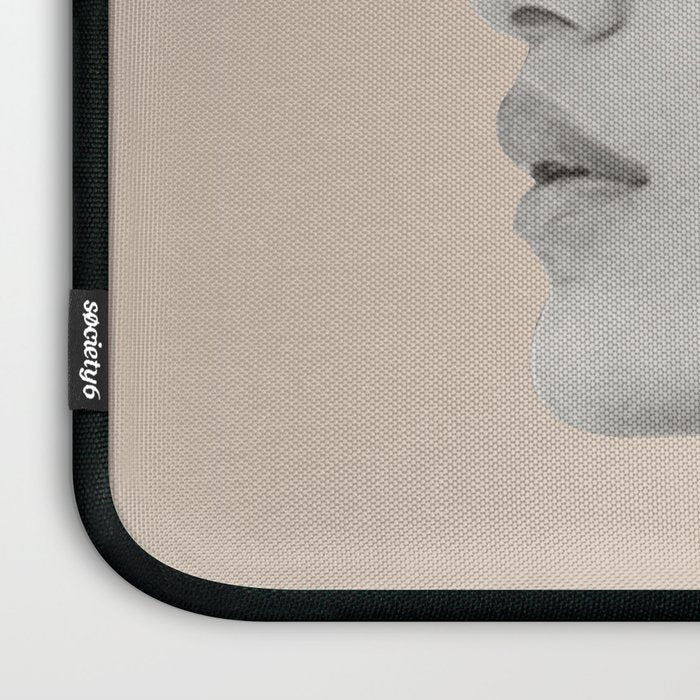 Minimal Collage Floral Portrait Laptop Sleeve Gallery Image 3