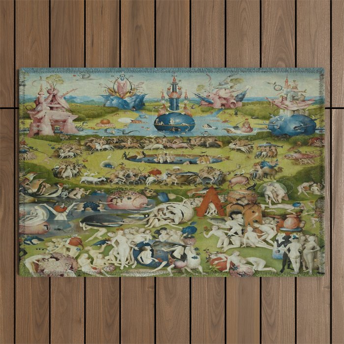 Hieronymus Bosch The Garden of Earthly Delights Outdoor Rug Gallery Image 1