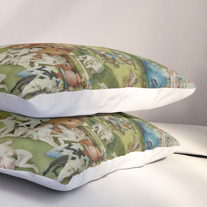Hieronymus Bosch The Garden of Earthly Delights Pillow Sham Gallery Image 3